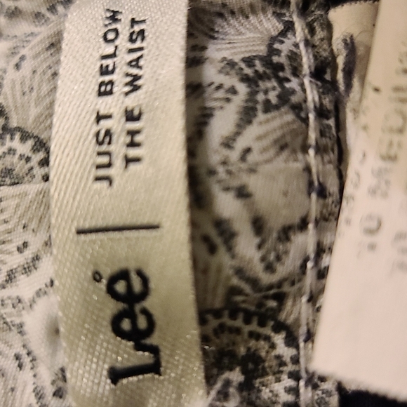 Lee Cargo Pedal Pusher Capri Pants Navy Blue Lightweight Breathable Cott… - Picture 3 of 5